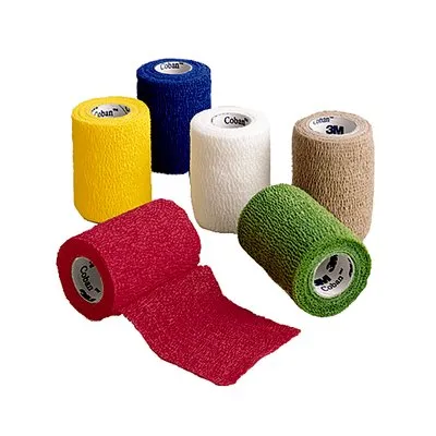 3M 1583R Coban Self-Adherent Wrap Red 3" x 5 Yards