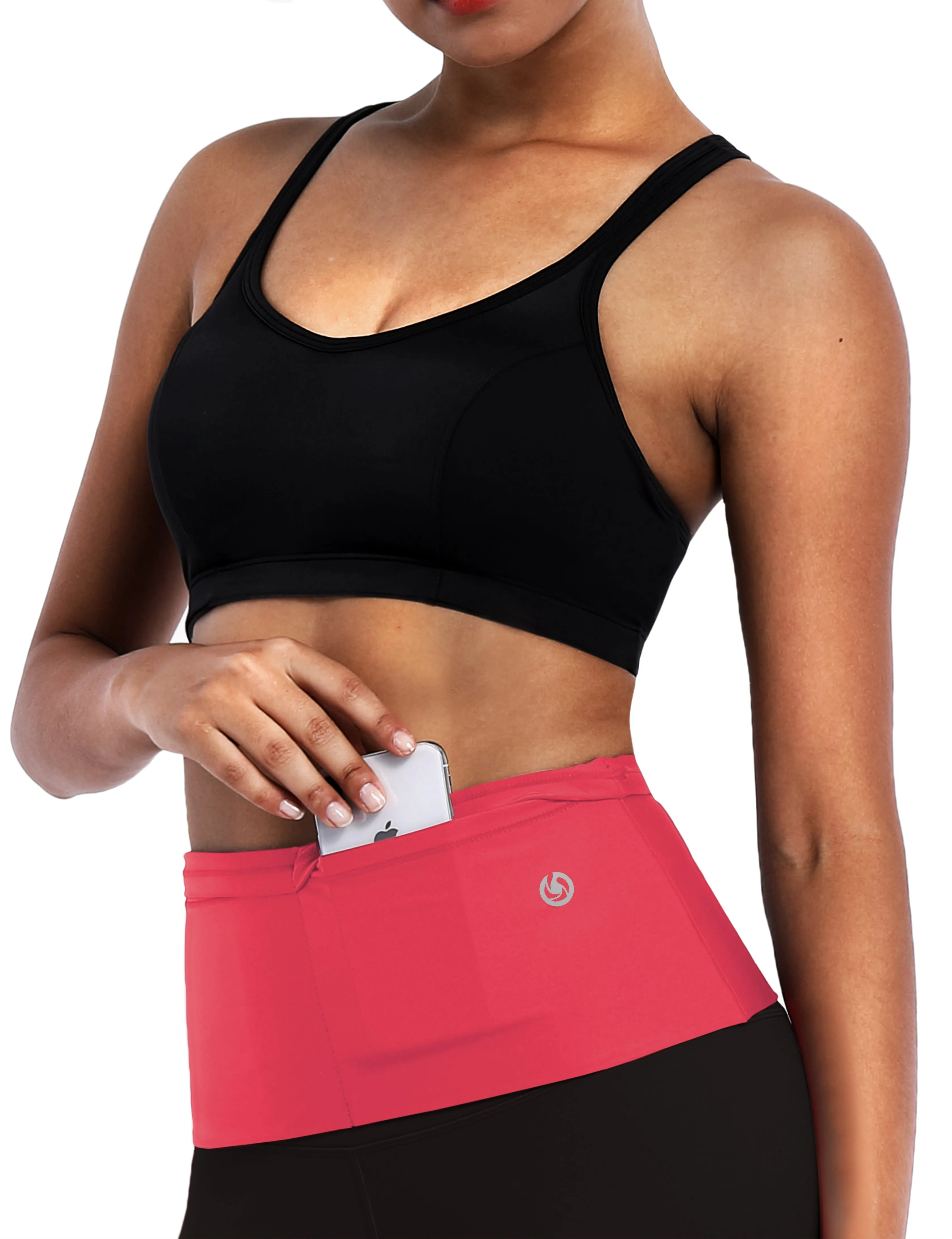 4 Pocket Sports Running Waist Pack rosecoral_Jogging