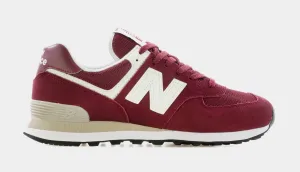 574 Mens Lifestyle Shoes (Burgundy/White)