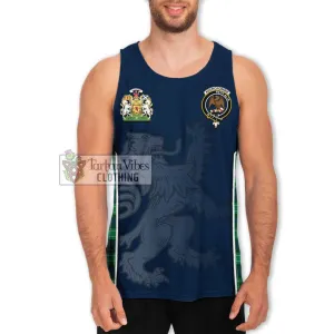 Abercrombie Tartan Men's Tank Top with Family Crest and Lion Rampant Vibes Sport Style