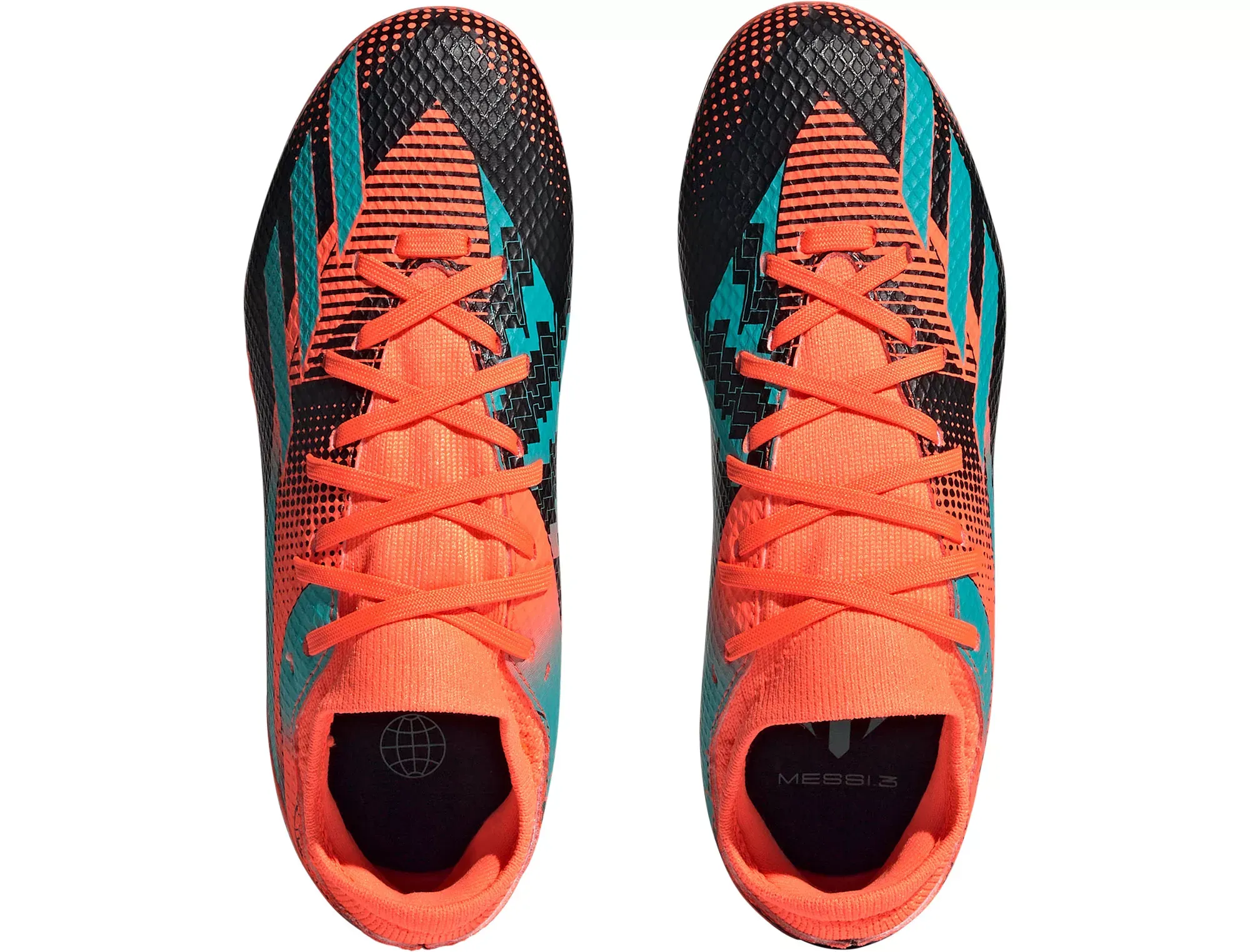 Adidas JR X Speedportal Messi.3 FG-Orange/Mint/Black