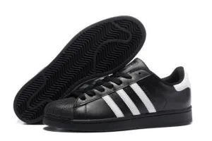 Adidas Originals Superstar Classic Foundation Casual Sneakers Black White