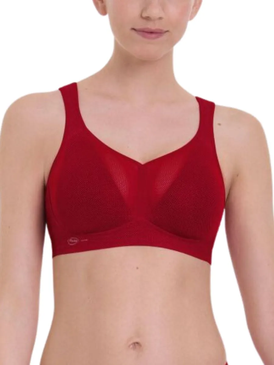 Air Control Deltapad Sports Bra - Lipstick