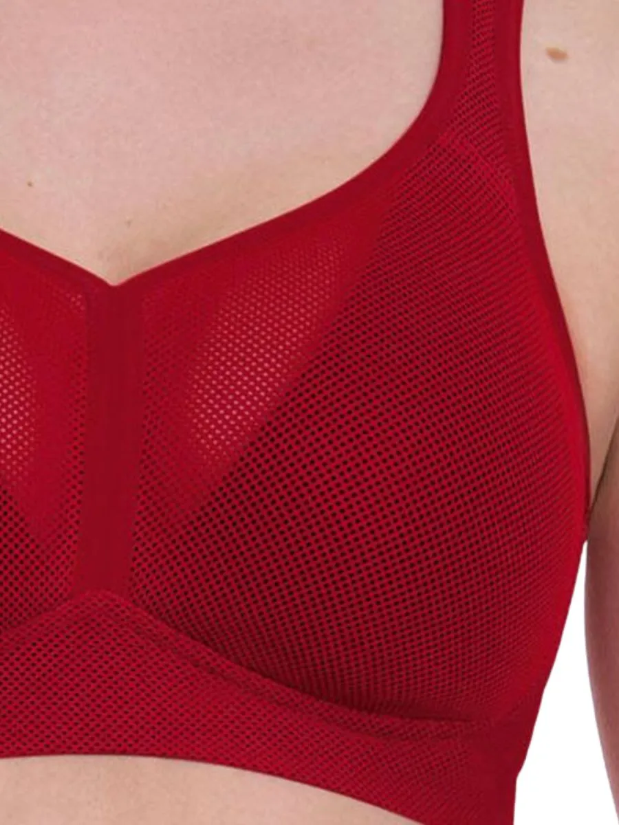 Air Control Deltapad Sports Bra - Lipstick