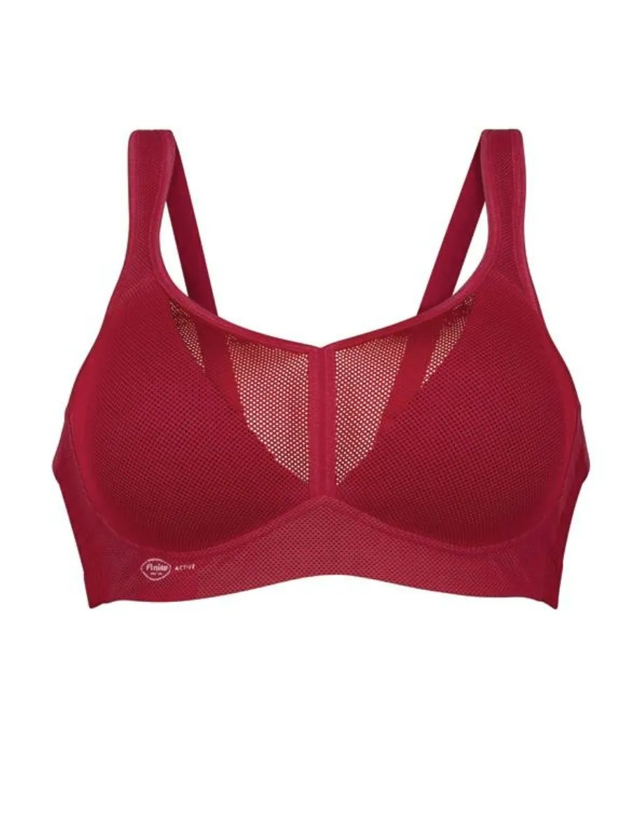 Air Control Deltapad Sports Bra - Lipstick