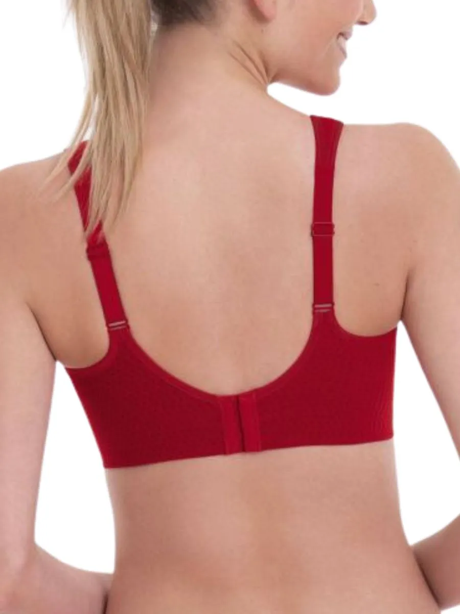 Air Control Deltapad Sports Bra - Lipstick