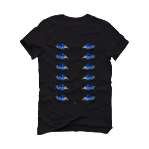 Air Jordan 1 Retro High OG “Game Royal” 2020 Black T-Shirt (Eyes)