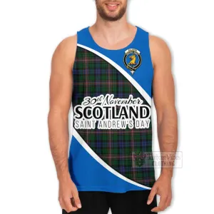 Allison Family Crest Tartan Men's Tank Top Celebrate Saint Andrew's Day in Style