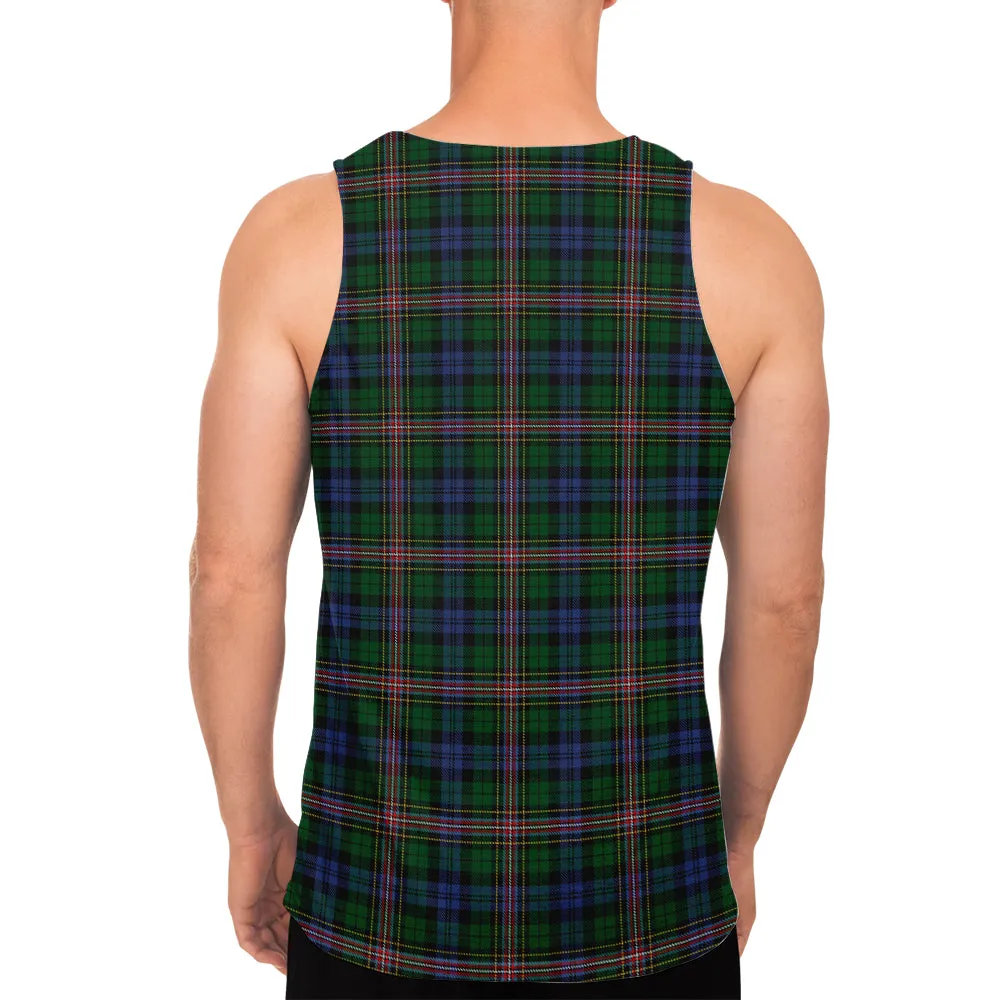 Allison Tartan Mens Tank Top with Family Crest