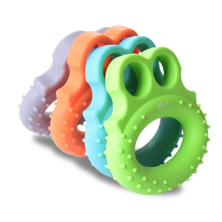 Angry Frog Shape Finger Grip Device Finger Strength Exercise Grip Ring(20LB (Green))