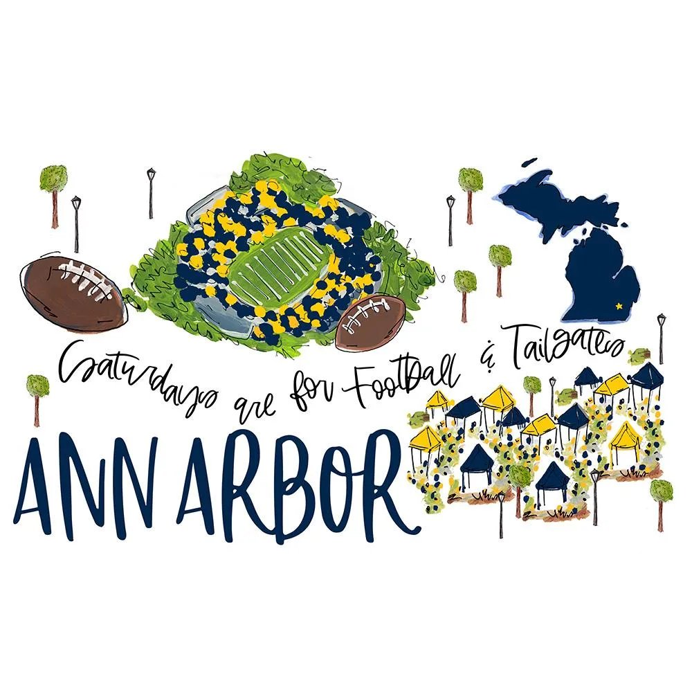 Ann Arbor Gameday Set