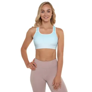 Arctic Ice Ombre Padded Sports Bra