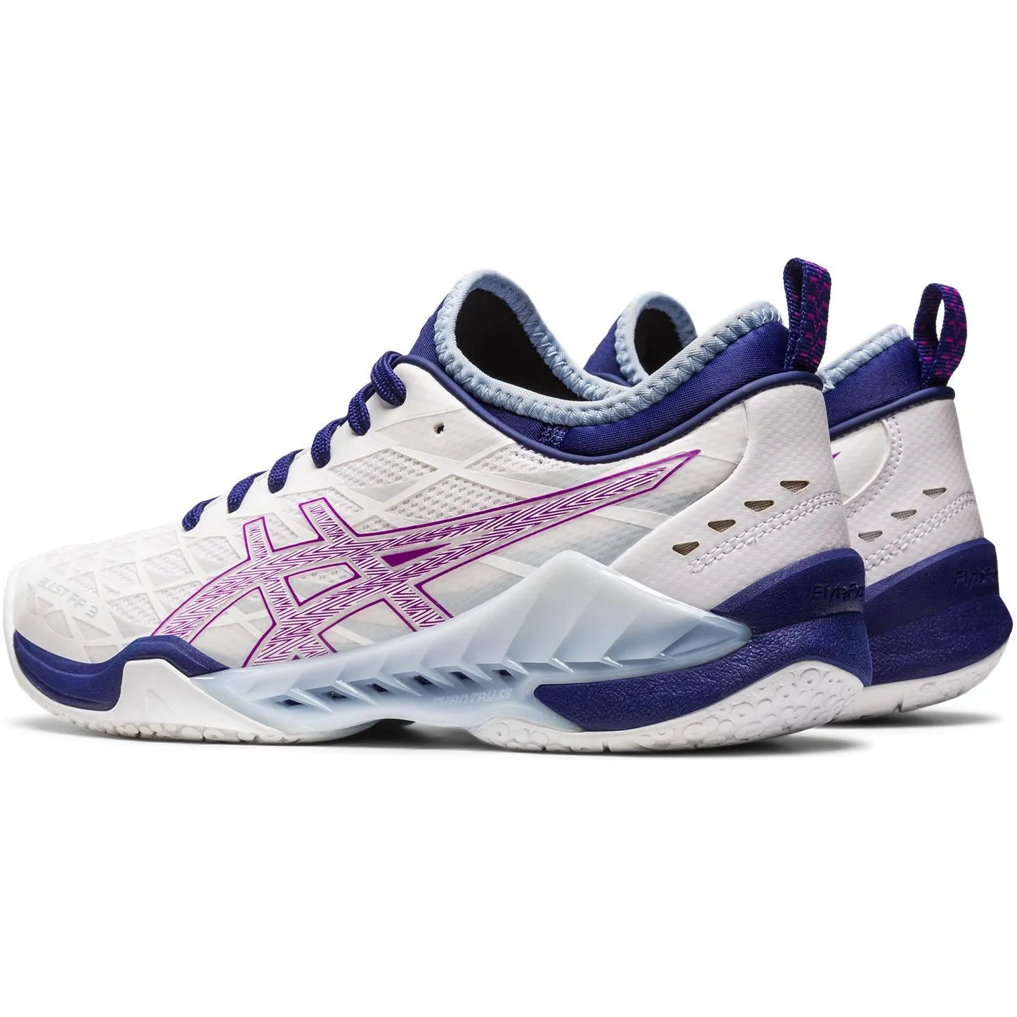 Asics Blast FF 3 Womens Indoor Court Shoes - White