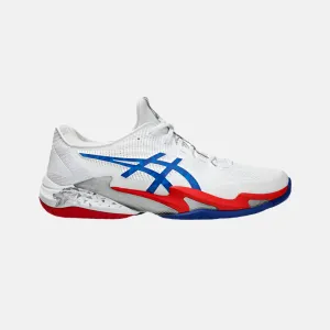 Asics Court FF 3 Novak Paris Men's Tennis Shoes -White/Asics Blue