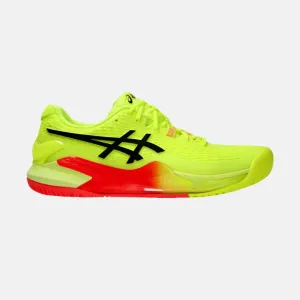 Asics Gel-Resolution 9 Paris Men's Tennis Shoes -Safety Yellow/Black