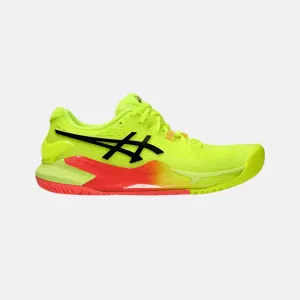 Asics Gel-Resolution 9 Paris Women's Tennis Shoes -Safety Yellow/Black