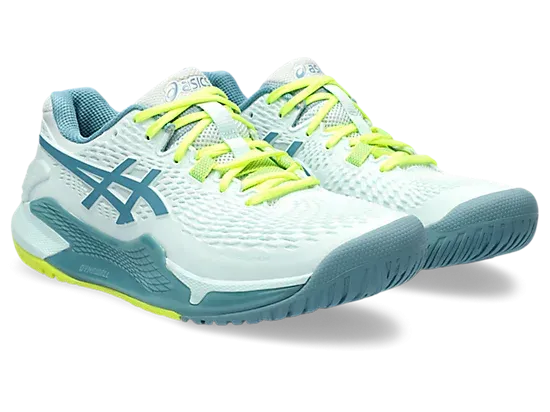 Asics Gel Resolution 9 Women's Tennis Shoes Soothing Sea/Gris Blue