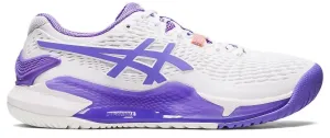 Asics Gel Resolution 9 Women's Tennis Shoes White/Amethyst