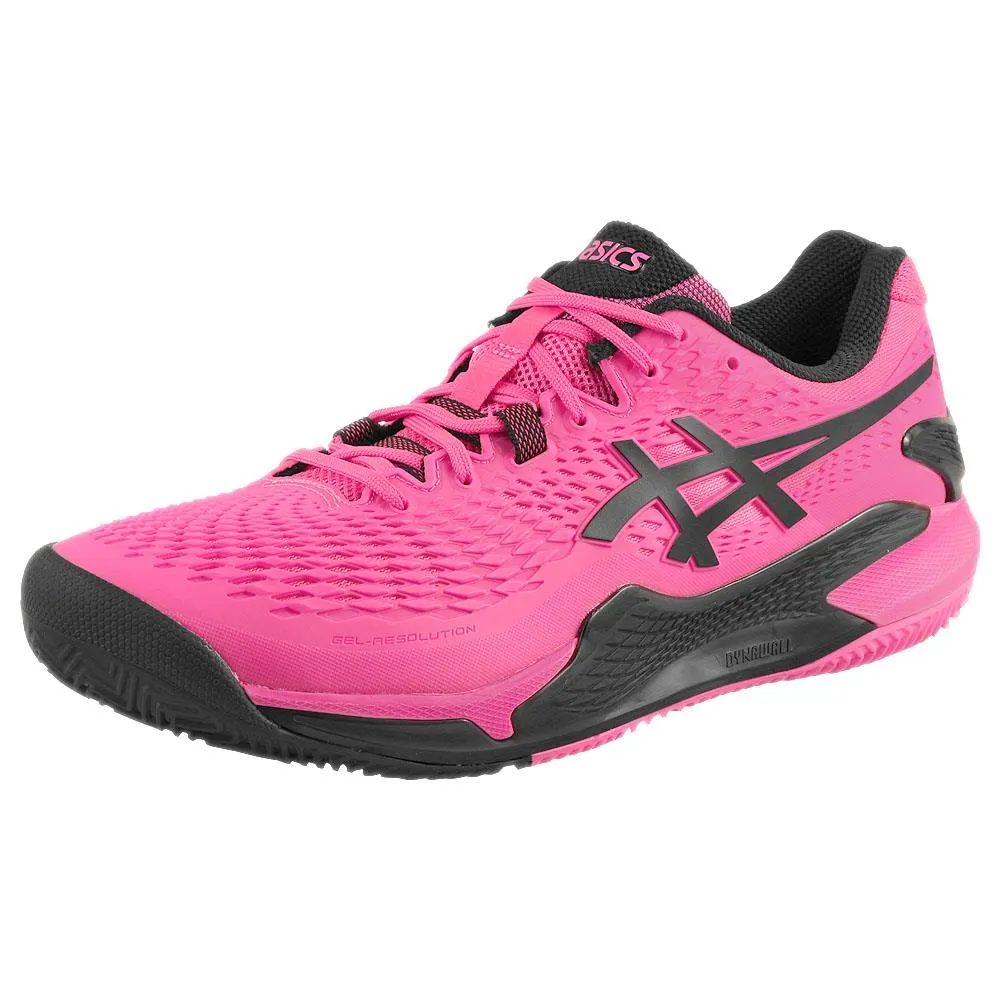 Asics Men's Gel-Resolution 9 - Clay - Hot Pink/Black