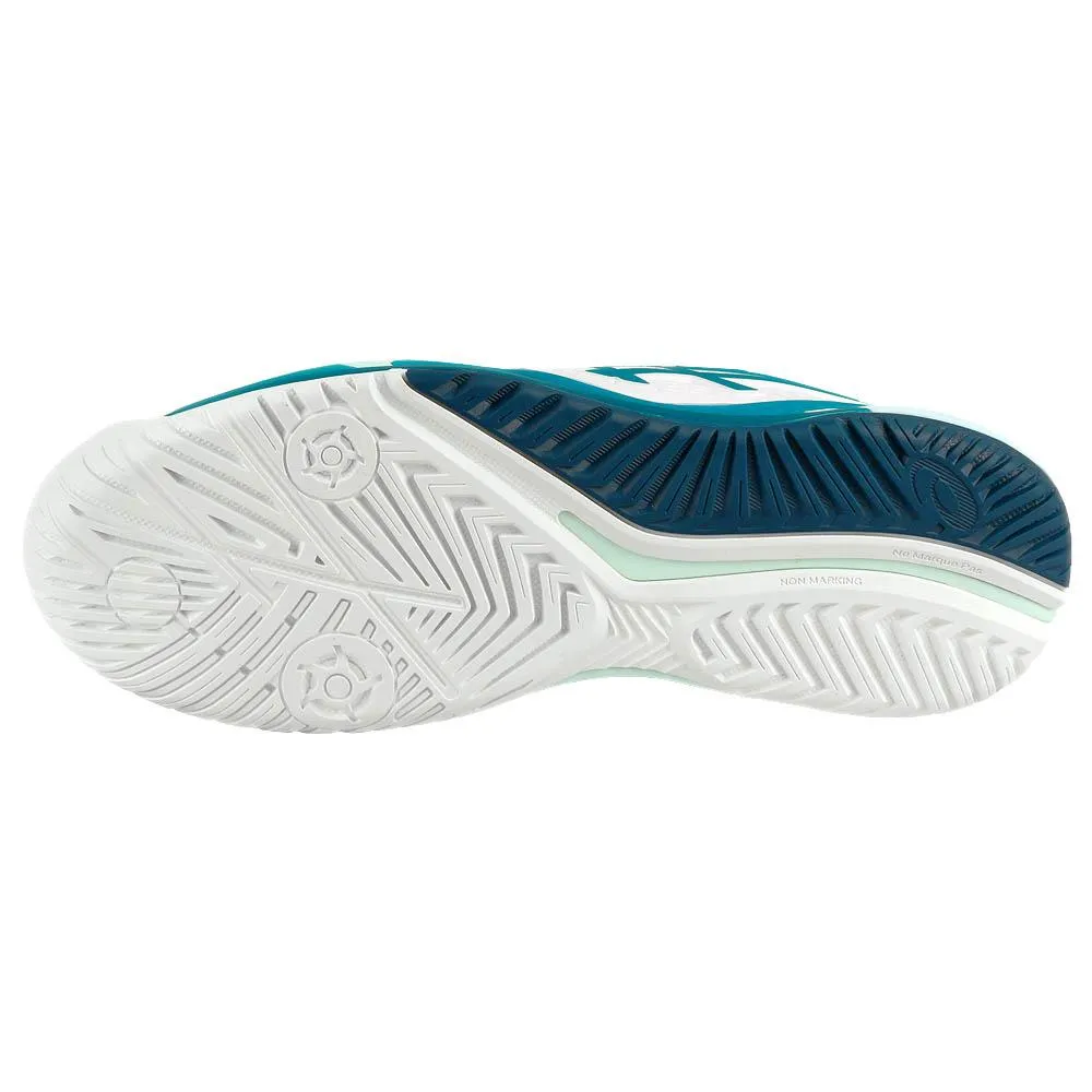 Asics Women's Gel-Resolution 9 - White/Teal Blue