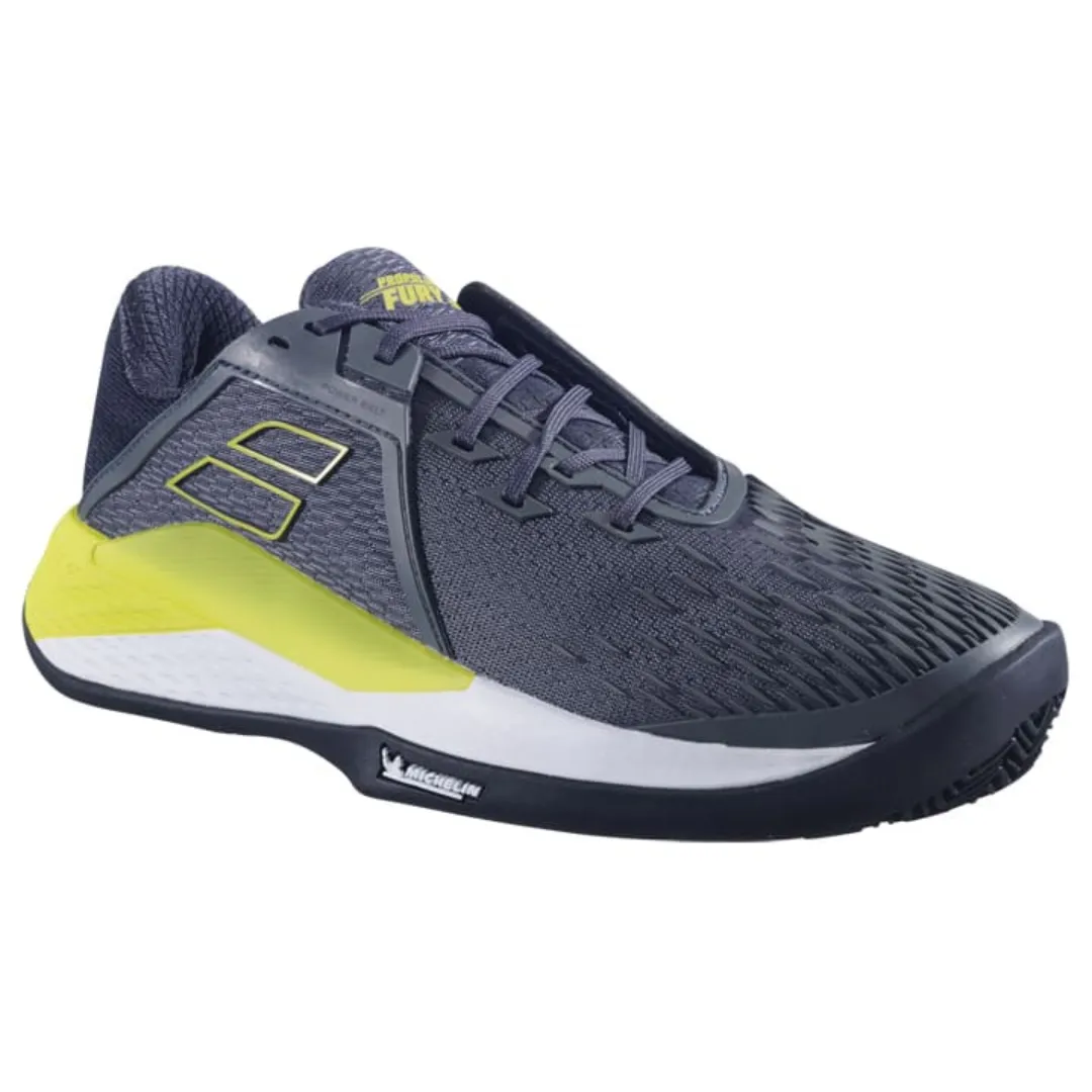 Babolat Propulse Fury 3 Clay Men Tennis Shoes - Grey/Aero