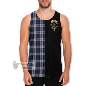 Baird Dress Tartan Men's Tank Top with Family Crest and Half Of Me Style