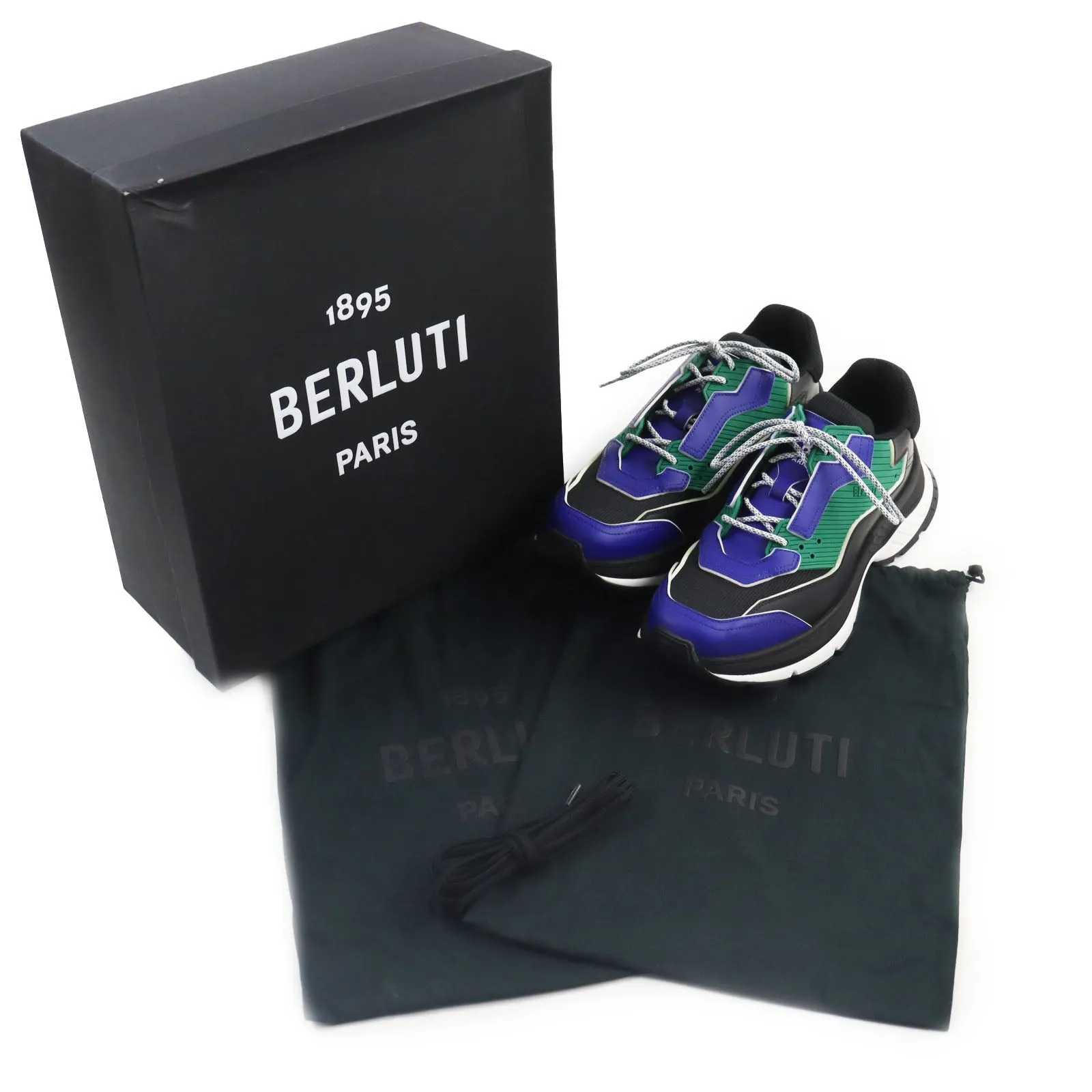 Berluti Gravity Dad Shoes Leather Sneakers