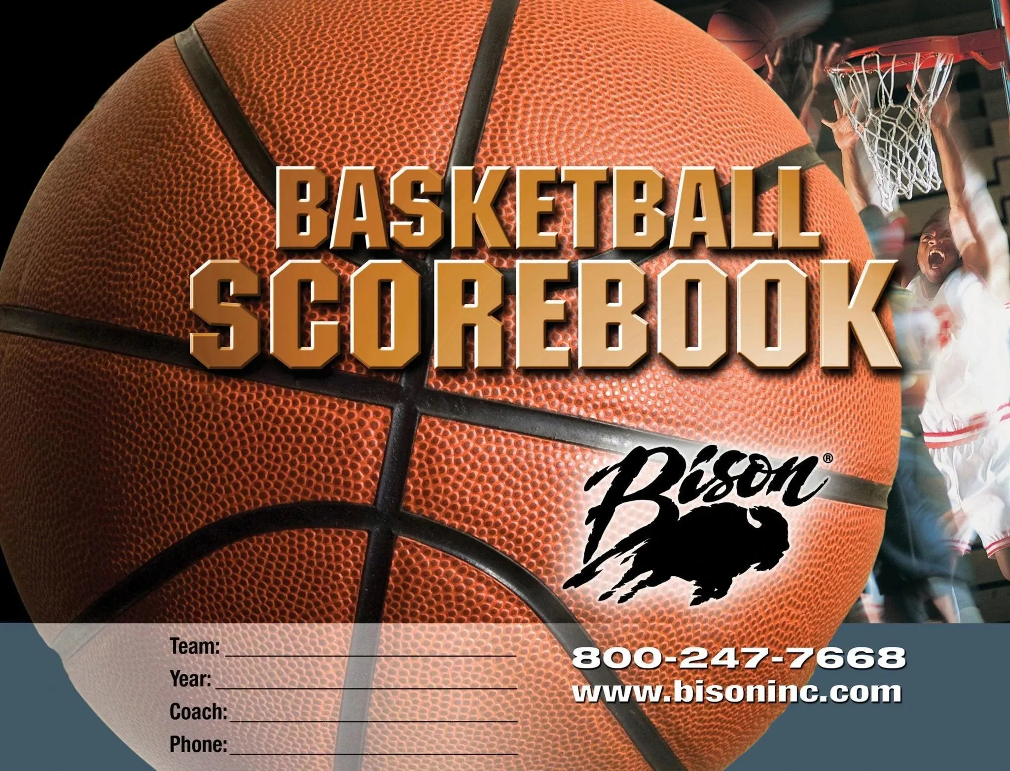 Bison Basketball Team Scorebook