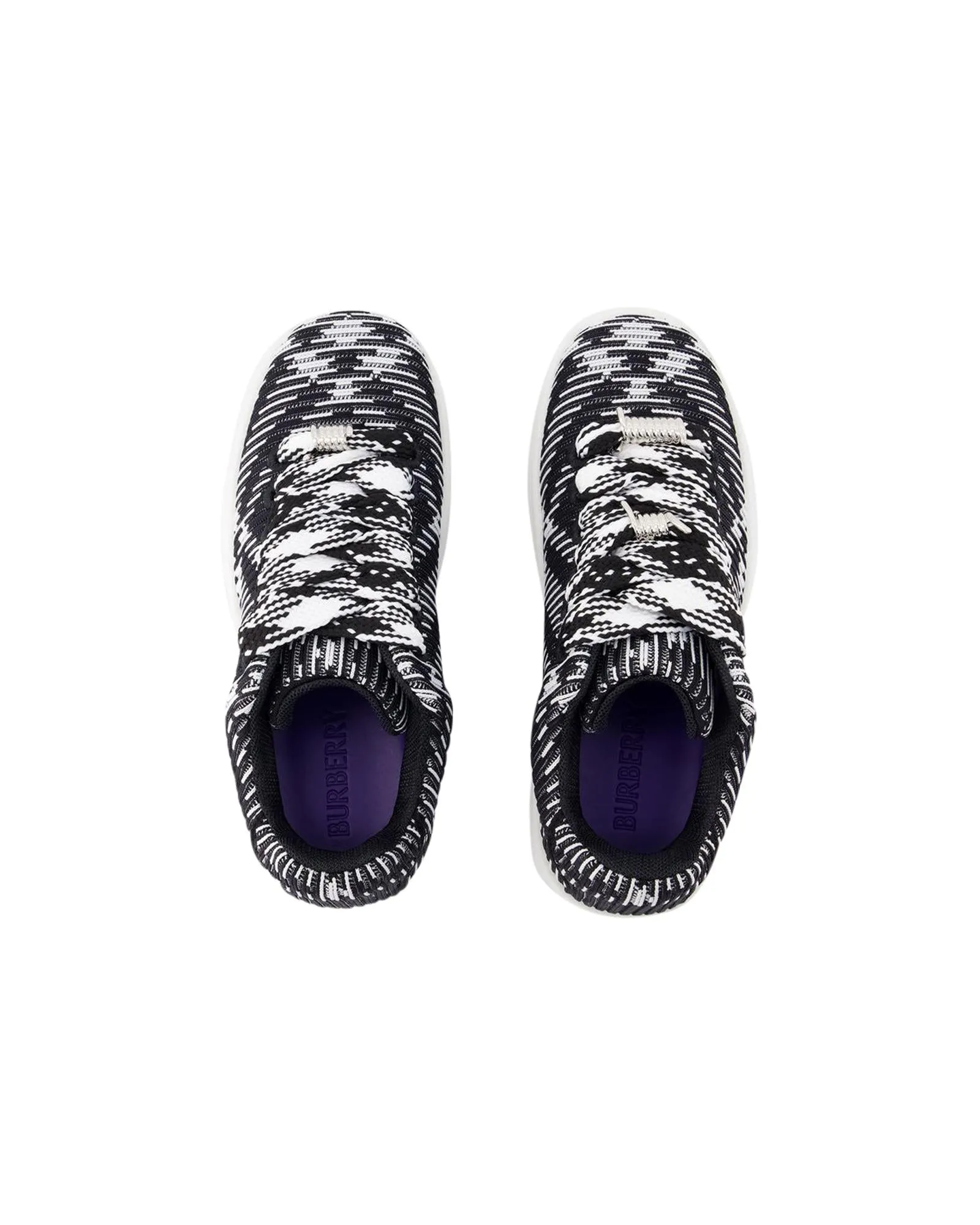 Black Box Knit Sneakers - Synthetic