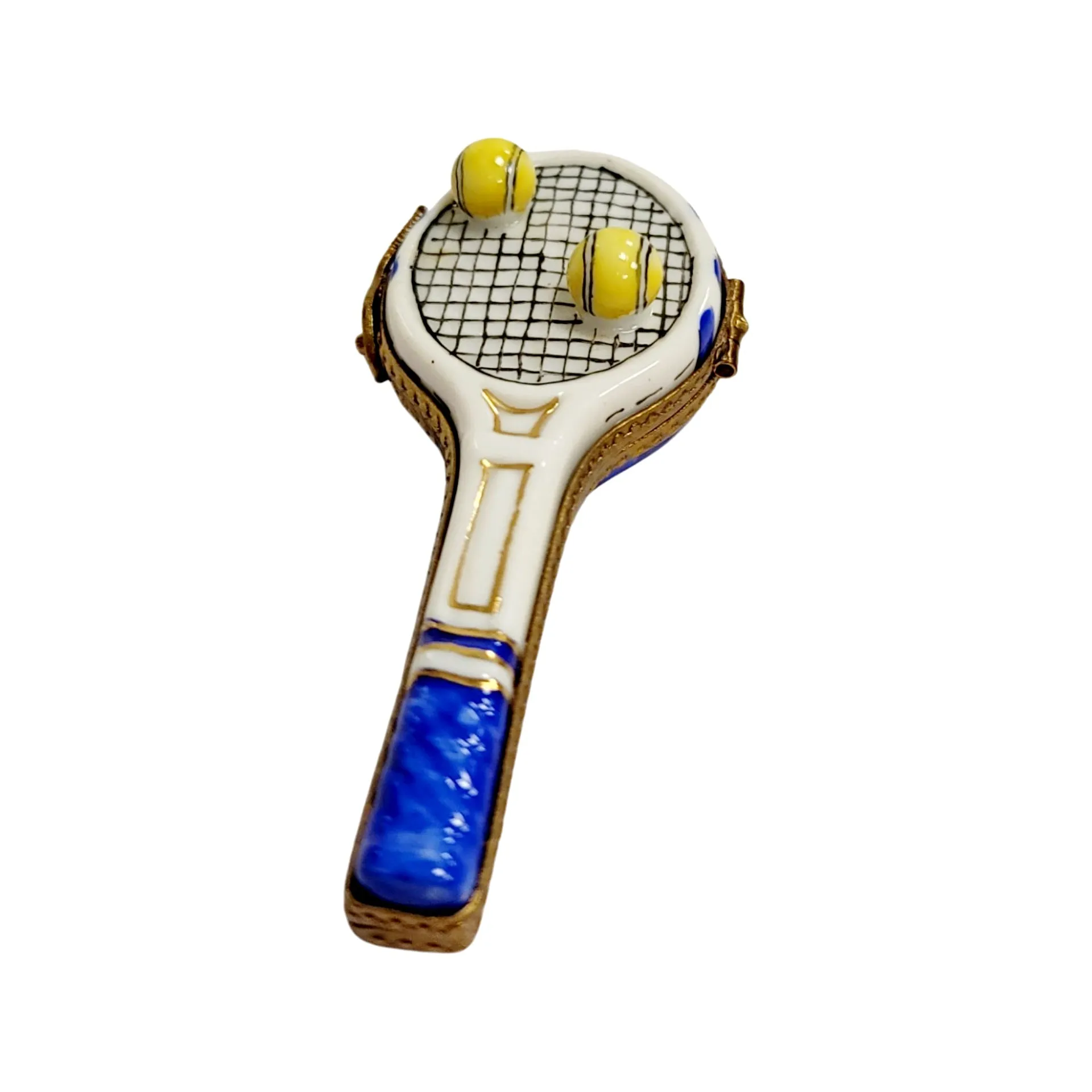 Blue Tennis Racquet 2 Balls