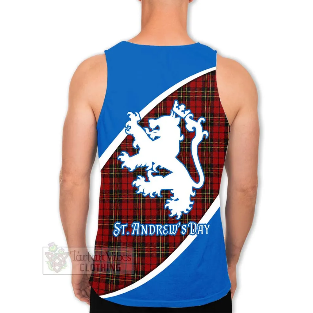 Brodie Family Crest Tartan Men's Tank Top Celebrate Saint Andrew's Day in Style