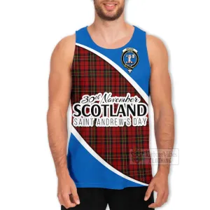 Brodie Family Crest Tartan Men's Tank Top Celebrate Saint Andrew's Day in Style