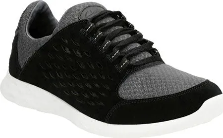 Clarks Black Seremex Lace Mens Sneakers