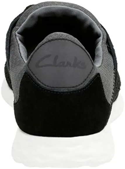 Clarks Black Seremex Lace Mens Sneakers