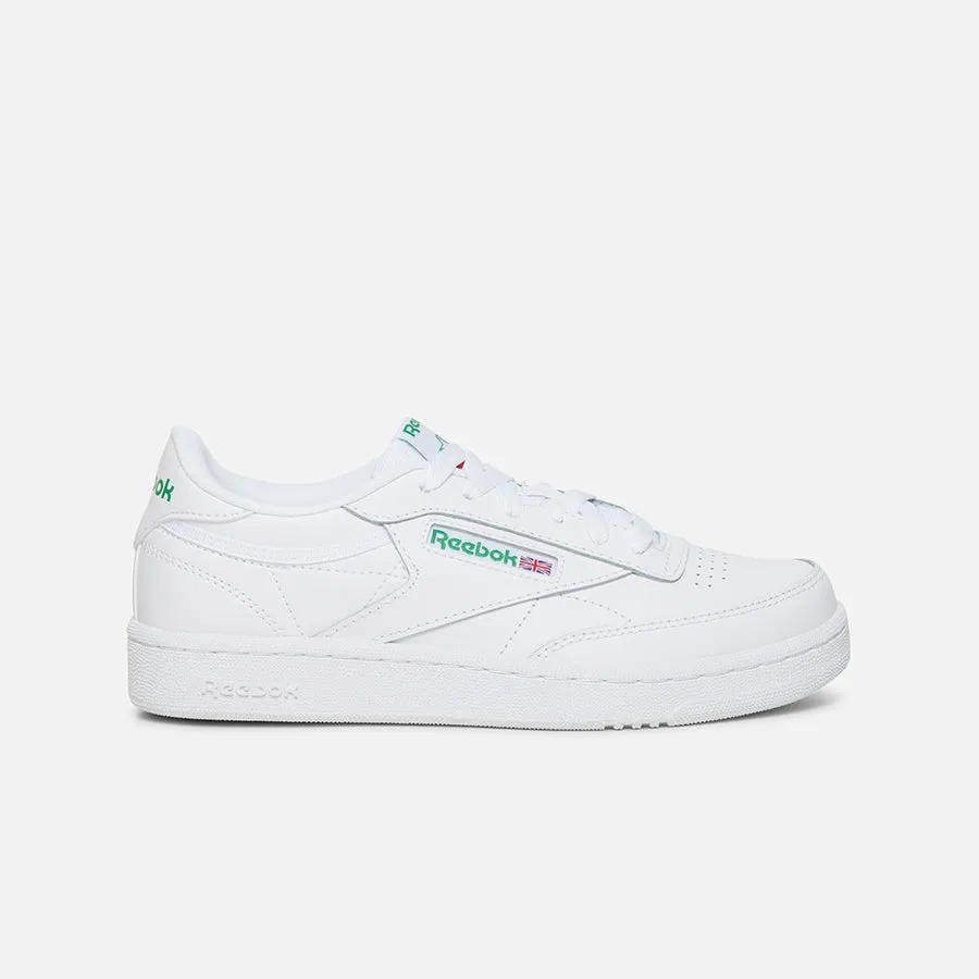 Club C Shoes - Grade School White/Glen Green/Vector Blue