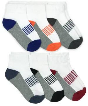 Colorblock Sporty Cushion Socks 6 Pair Pack