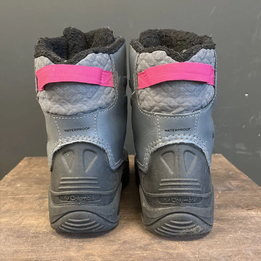 Columbia - Kids' Bugaboot 400g Omni Snow Boots - MSRP $110: Black/Grey/Pink-children-3Y