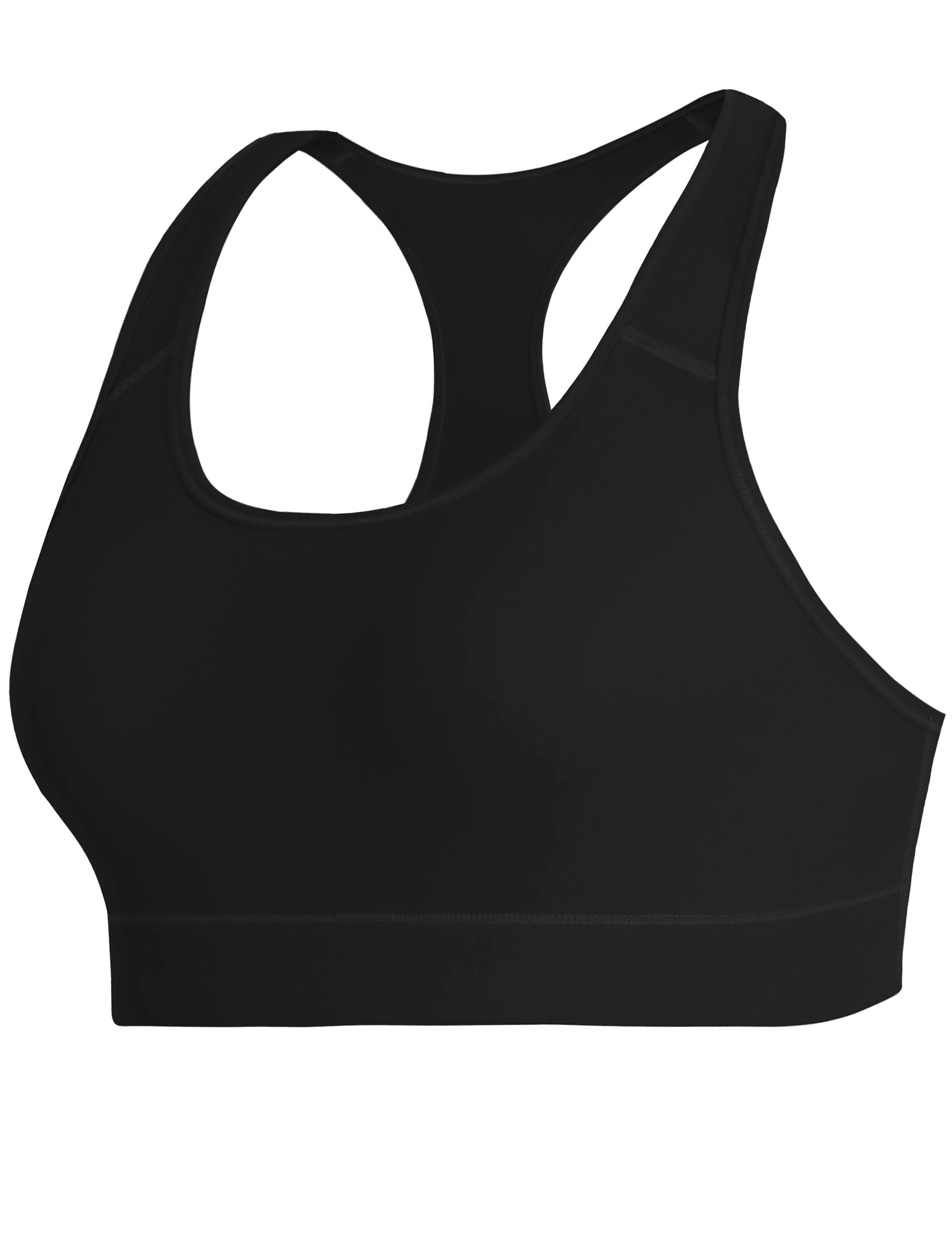 Compression Racerback Sports Bras black_Jogging