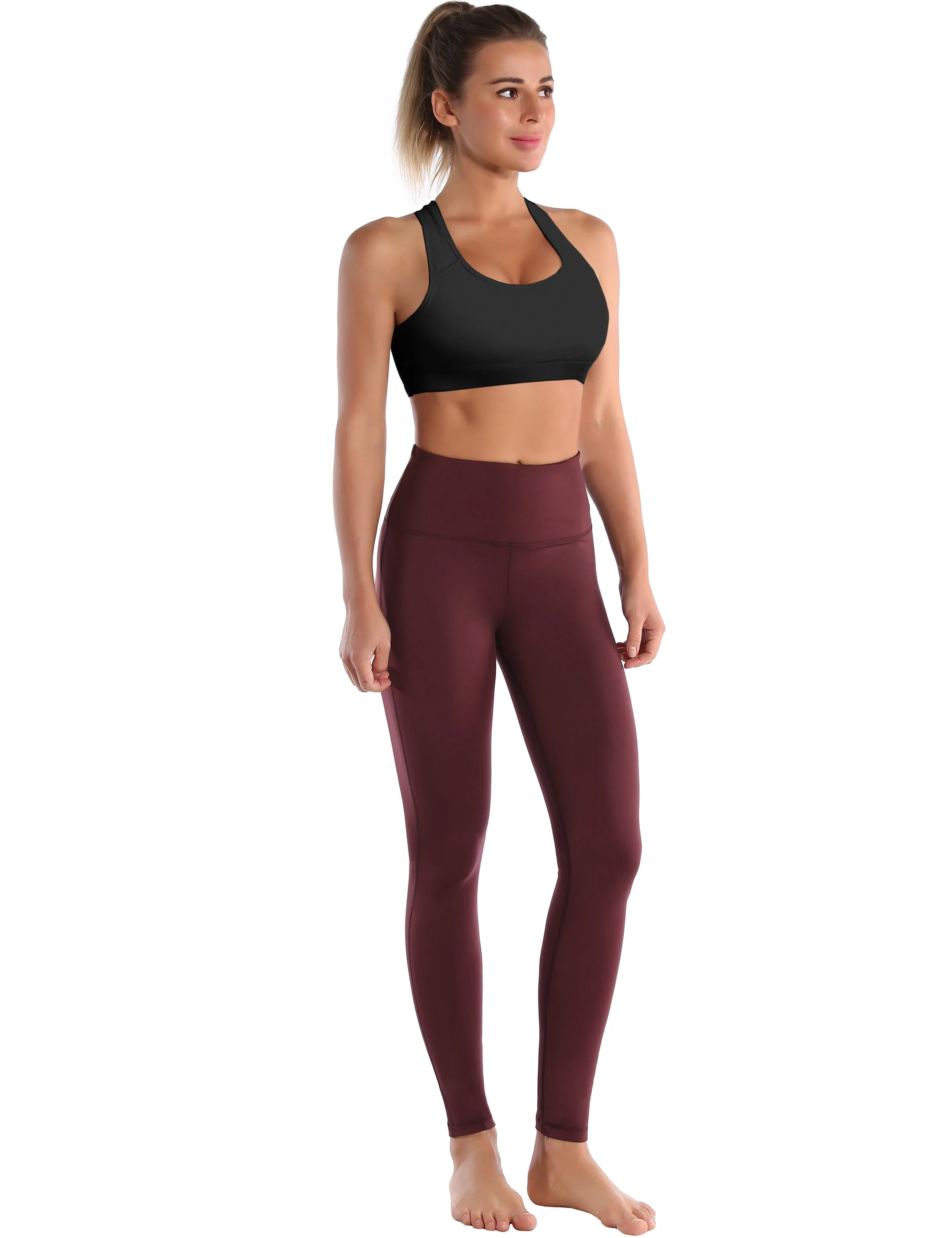 Compression Racerback Sports Bras black_Jogging