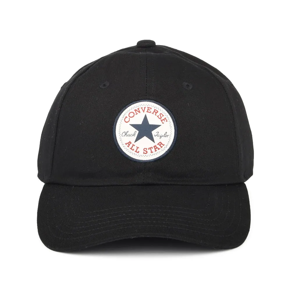 Converse Tip Off Cotton Baseball Cap - Black