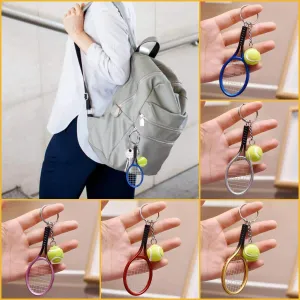 Creative Sports Mini Tennis Racket Keychain