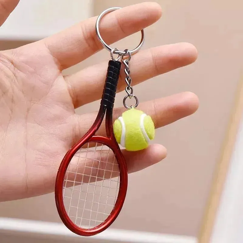 Creative Sports Mini Tennis Racket Keychain