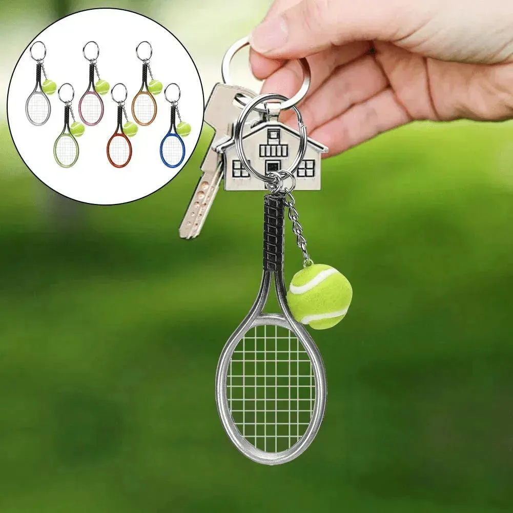 Creative Sports Mini Tennis Racket Keychain