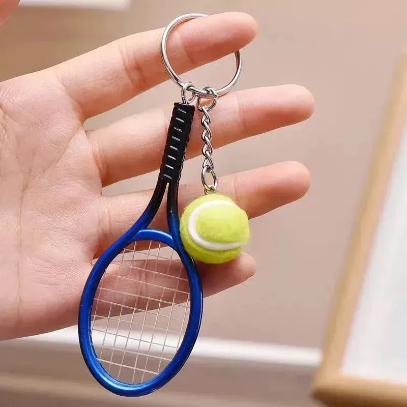 Creative Sports Mini Tennis Racket Keychain