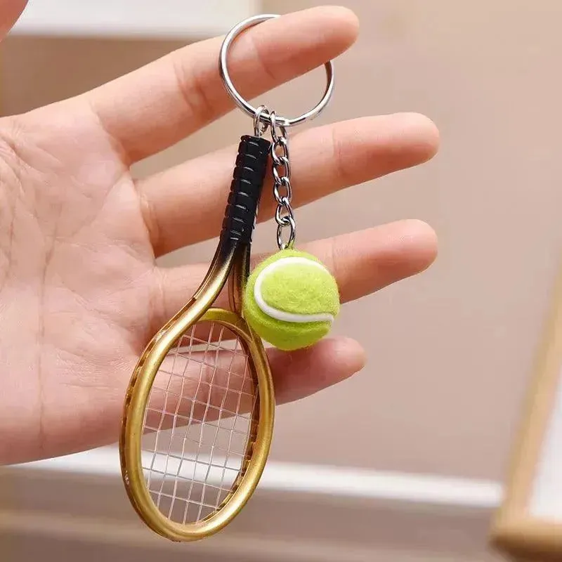 Creative Sports Mini Tennis Racket Keychain