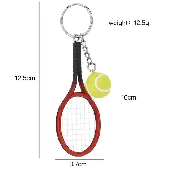 Creative Sports Mini Tennis Racket Keychain