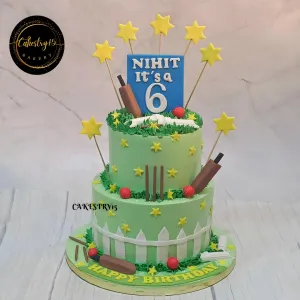 Cricket Birthday 3kg Cake