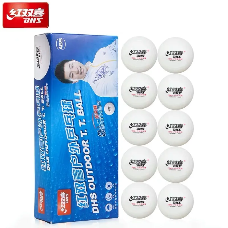 DHS OD40  Outdoor Table Tennis ball [White]