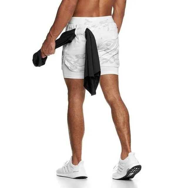 Double-deck Quick Dry GYM Running Shorts