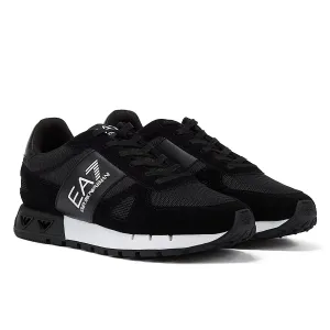 EA7 B&W Legacy Men's Black Trainers